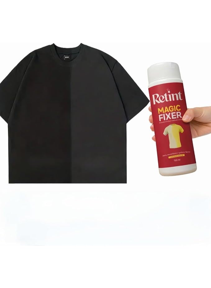 Retint Magic Fixer – Fabric Color Restorer & Texture Renewer – Liquid Color Reviver for Faded Clothes – Restores Original Vibrancy & Softness – Safe for All Fabrics – Easy Soak Application – 150ml - Image 1